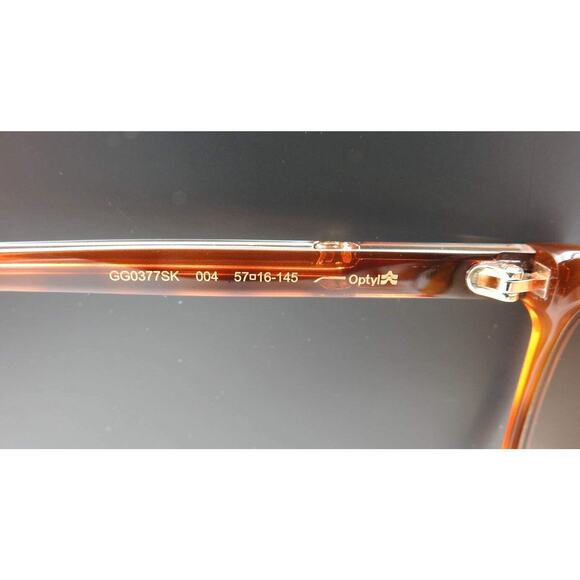 Gucci Designer Cat Eye Sunglasses Tortoise Havana/Brown Gradient Lens GG0377SK main image 4